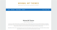 Desktop Screenshot of minimalwpthemes.com